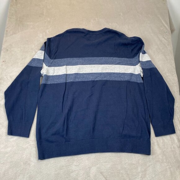 Gap Mens Sweater Size XXL Stripe Crewneck Pulover Knit Casual Long Sleeve Y2K - Picture 12 of 12